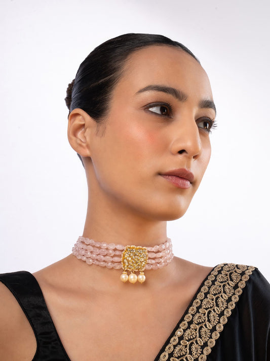 Mahira  Polki Bead Choker