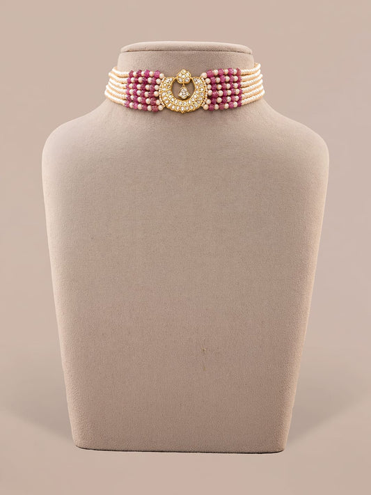 Satriya Polki Bead Choker