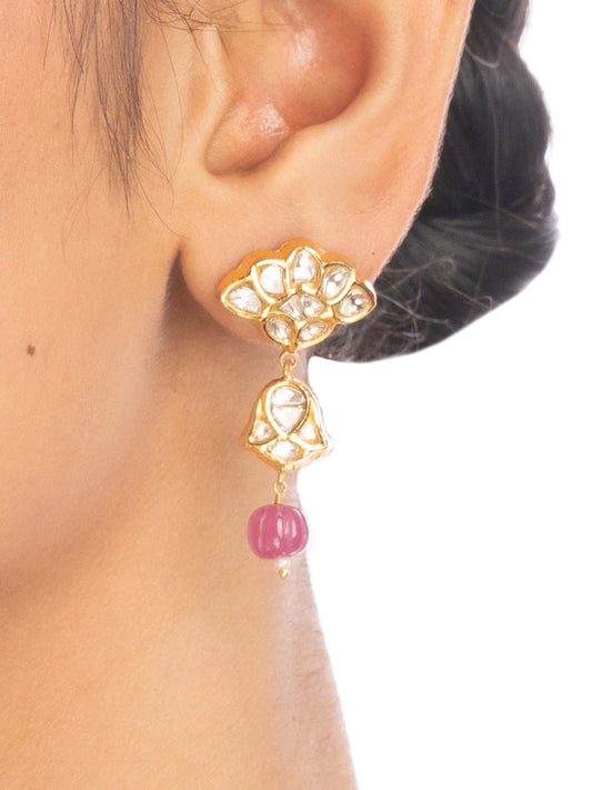 Adila Polki Ear Rings