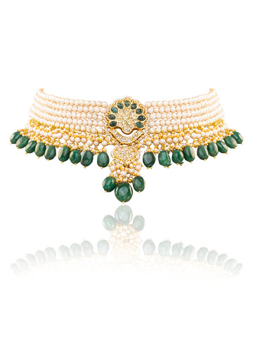 Minya Polki Bead Choker