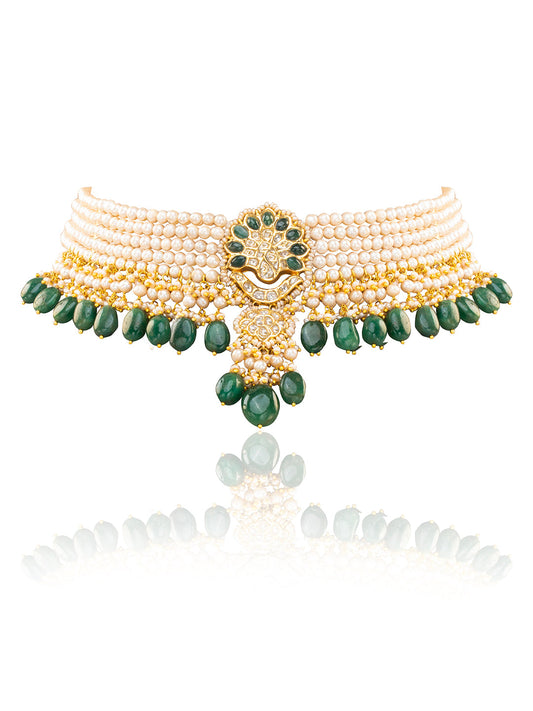 Minya Polki Bead Choker