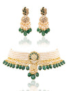 Minya & Olina Polki Bead Choker Set