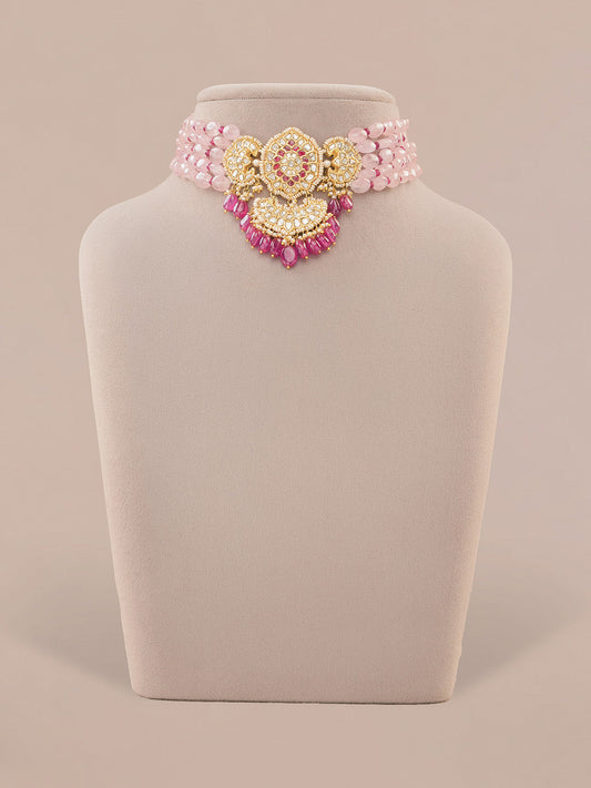 Evika Polki Bead Choker
