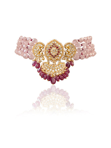 Evika Polki Bead Choker
