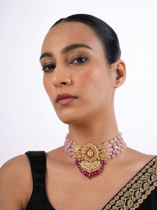 Evika Polki Bead Choker
