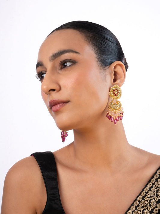 Leyana Polki Chandbali