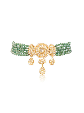 Sia Polki Bead Choker