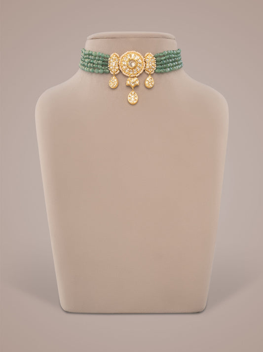 Sia Polki Bead Choker