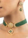 Dhanika & Sabaa Polki Bead Choker Set