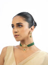 Dhanika & Sabaa Polki Bead Choker Set