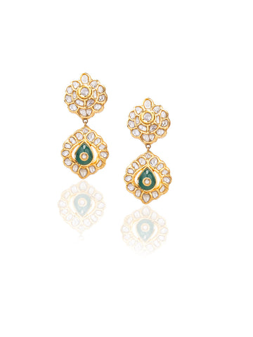 Sabaa Polki Ear Rings