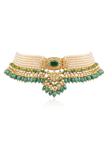 Eve Polki Bead Choker