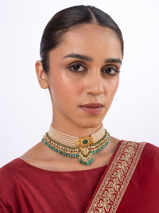 Eve Polki Bead Choker