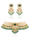 Eve & Radhya Polki Bead Choker Set