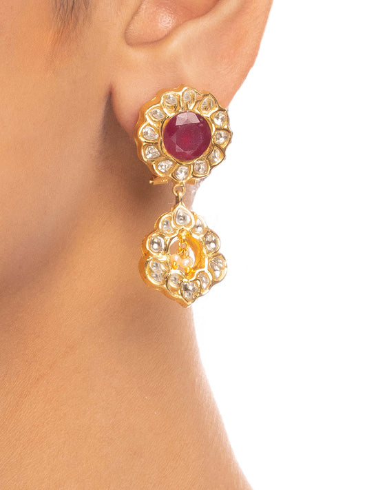 Augutsta Polki Ear Rings