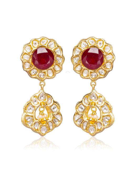 Augutsta Polki Ear Rings