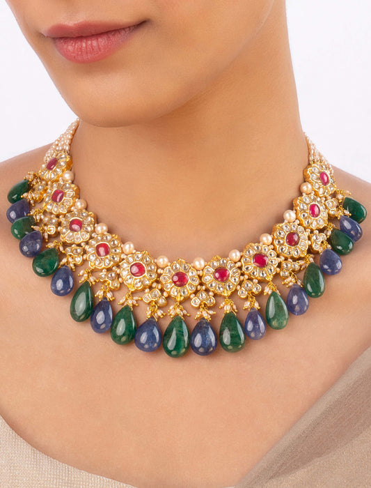 Celine Polki U Necklace