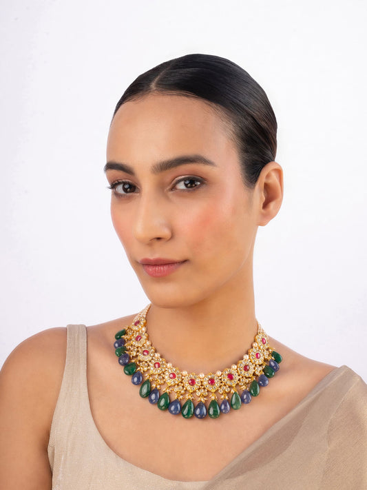 Celine Polki U Necklace