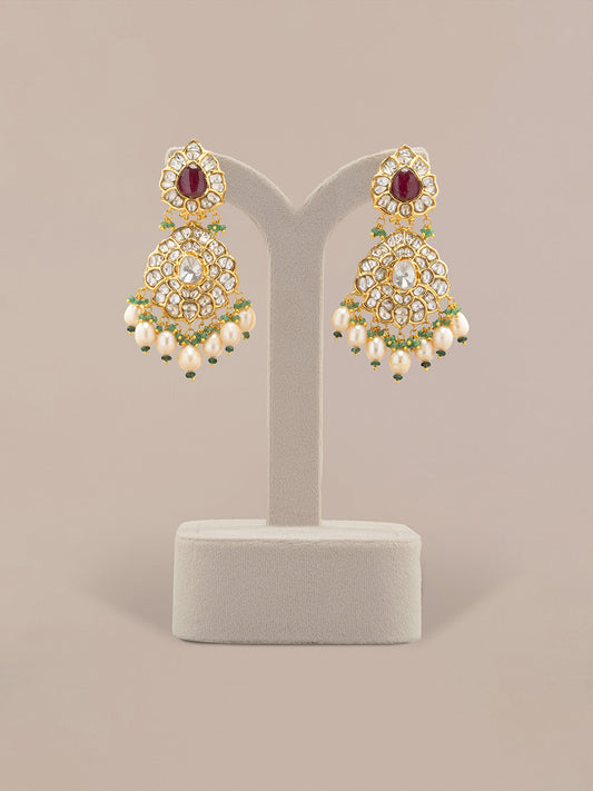 Tvesa Polki Ear Rings