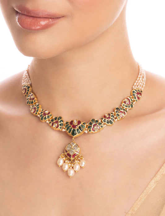 Sairaa Polki U Necklace