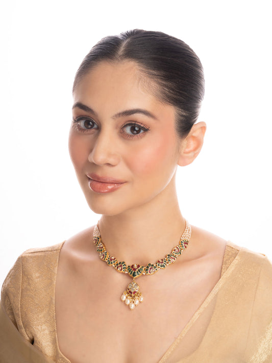Sairaa Polki U Necklace
