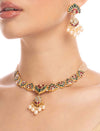 Sairaa & Divita Polki U Necklace Set