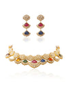 Kisha & Zaya Polki U Necklace Set