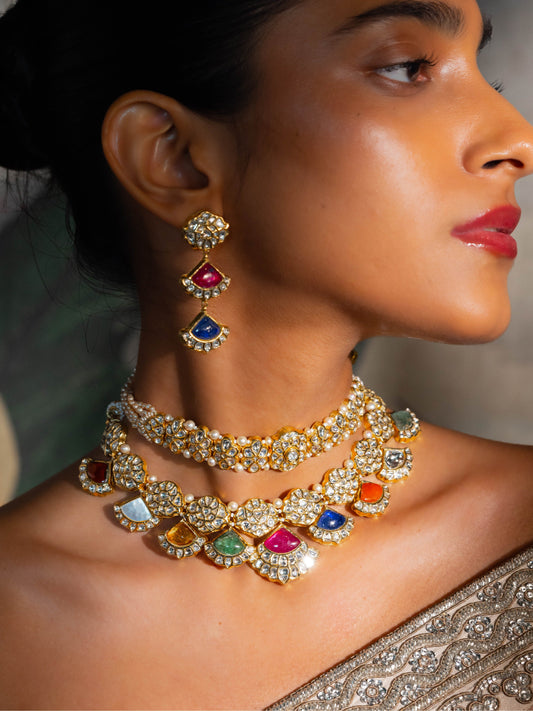Kisha Polki Bridal Set