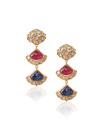 Zaya Polki Ear Rings
