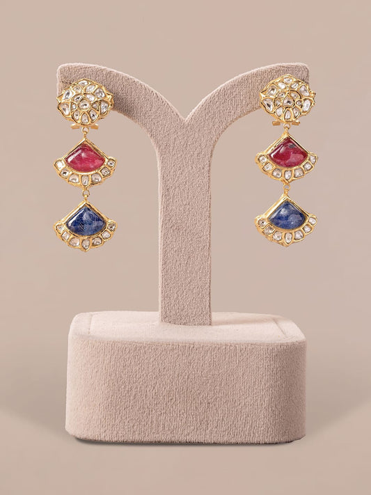 Zaya Polki Ear Rings