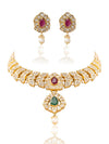 Anuri & Saanvi Polki U Necklace Set