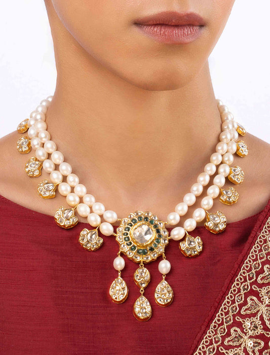 Alicia Polki U Necklace