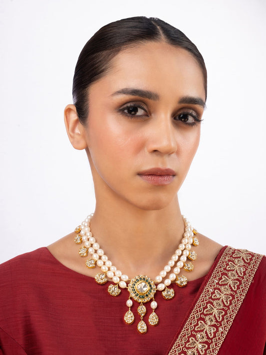 Alicia Polki U Necklace