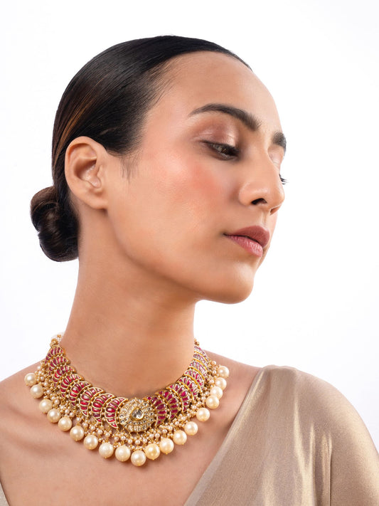 Ravira Polki U Necklace