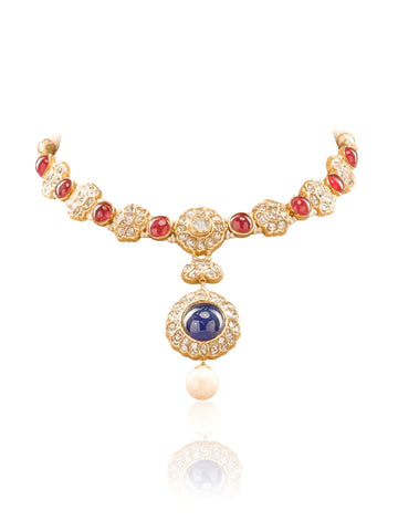 Udita Polki U Necklace
