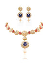 Udita & Kashvi Polki U Necklace Set