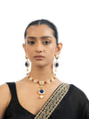 Udita & Kashvi Polki U Necklace Set