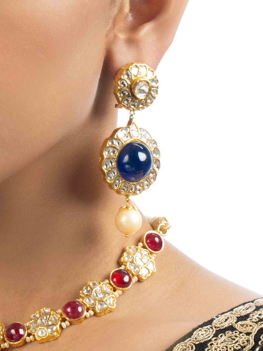 Kashvi Polki Ear Rings