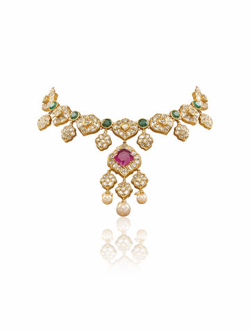 Azela Polki U Necklace