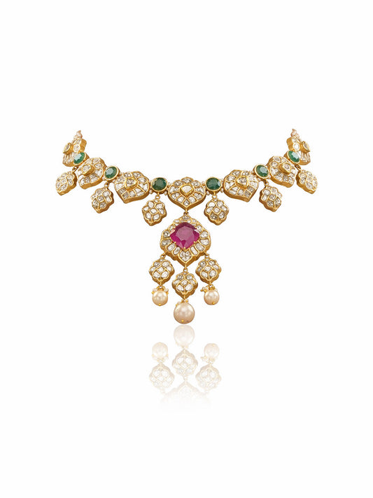 Azela Polki U Necklace