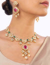Rida Polki Long Earrings