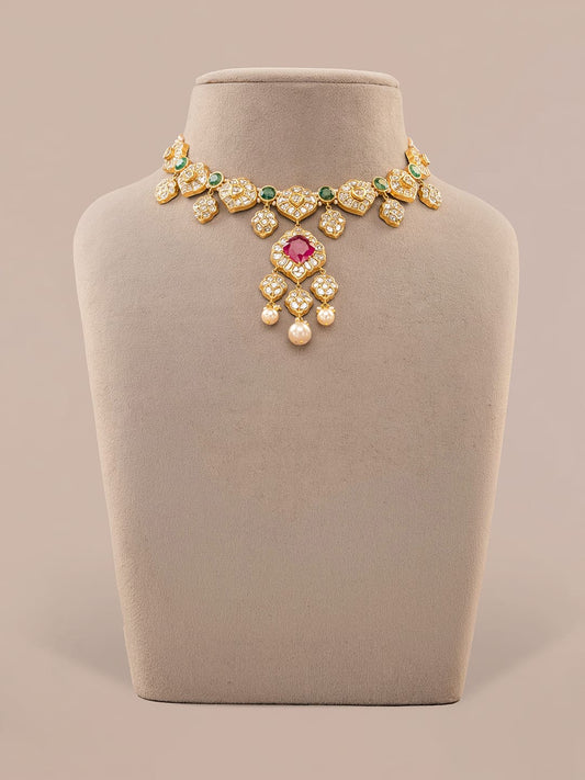 Azela Polki U Necklace