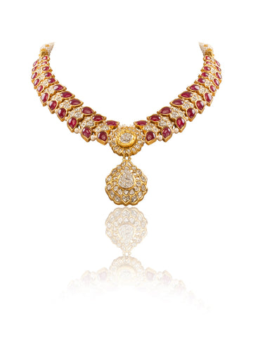 Arisha Polki U Necklace