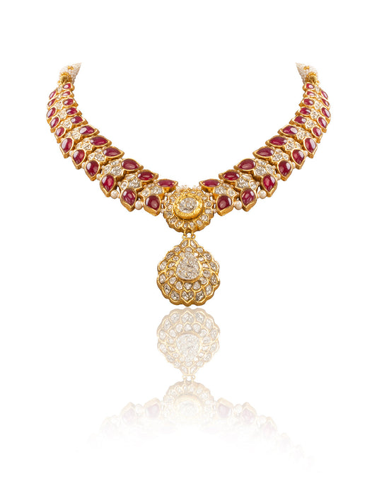 Arisha Polki U Necklace