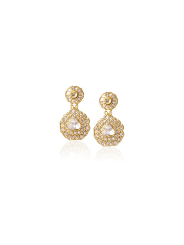Devina Polki Long Earrings