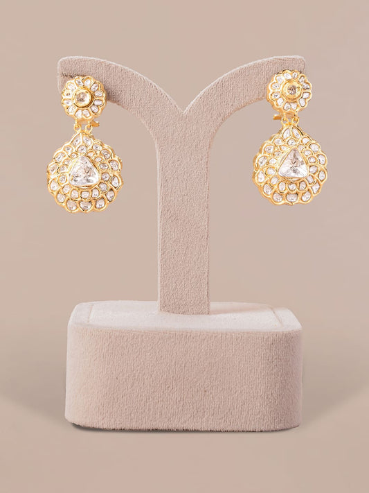 Devina Polki Long Earrings