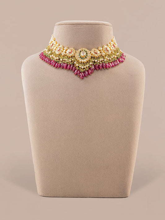 Misha Polki U Necklace