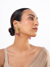 Noura Polki Long Earrings