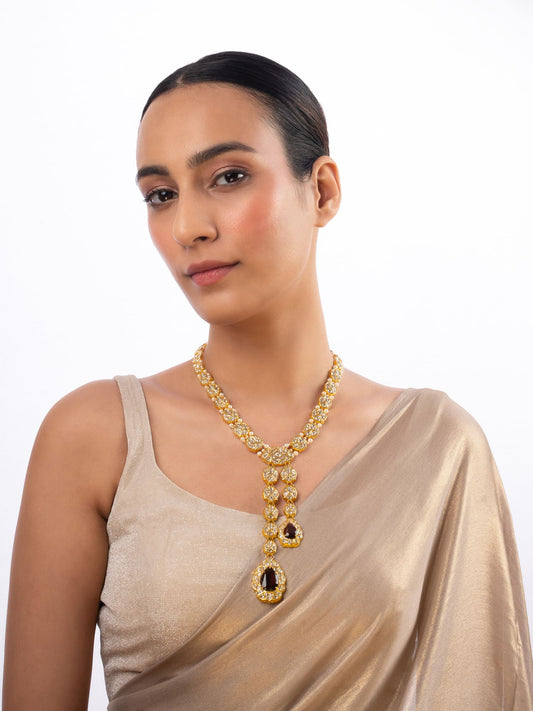 Hridya Polki Long Necklace