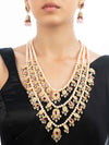 Rayana & Miraya Polki Long Necklace Set